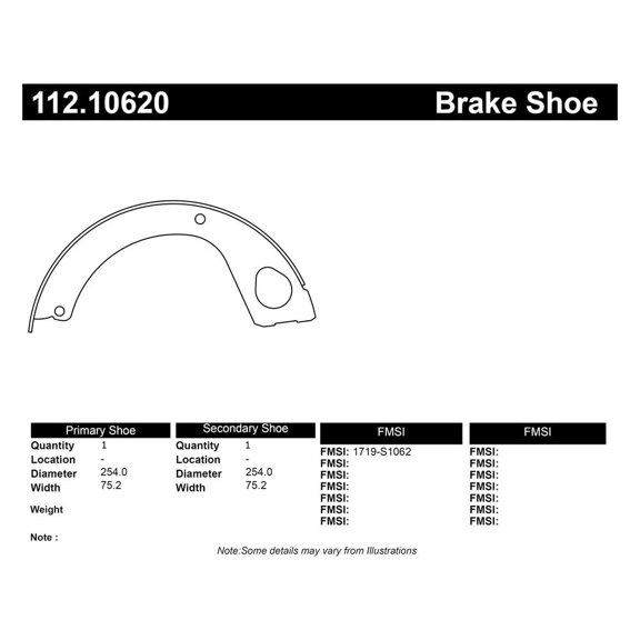 Centric Parts - Brake Shoes