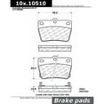 thumbnail image 1 of Centric Parts - Ceramic Pads, 1 of 4