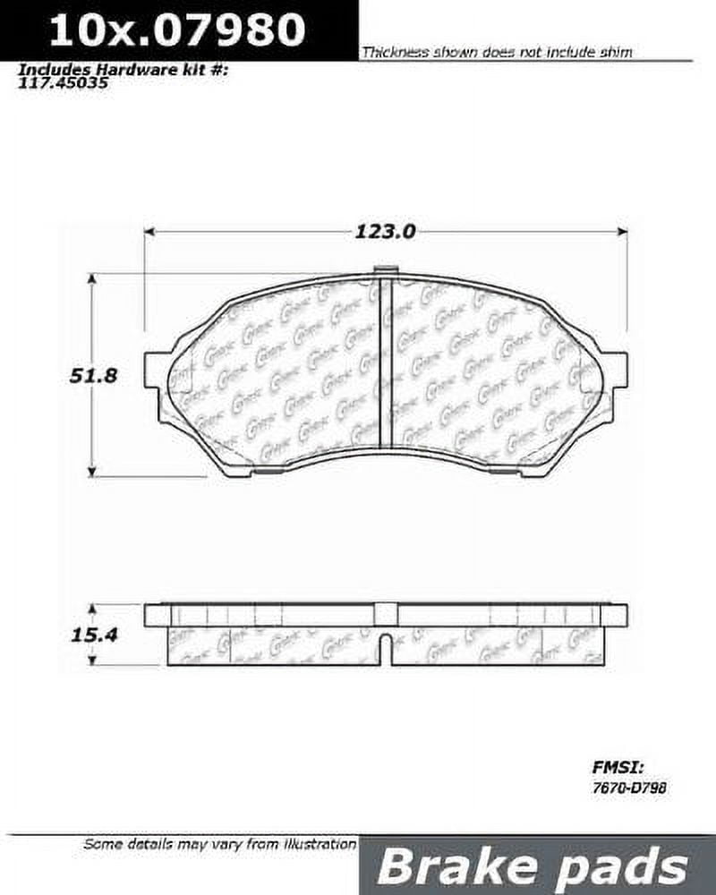 Centric Parts - Ceramic Pads