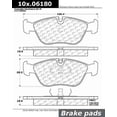 thumbnail image 1 of Centric Parts - Ceramic Pads, 1 of 4