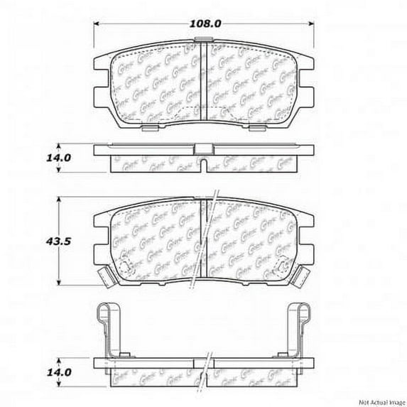 Centric Parts - Ceramic Pads
