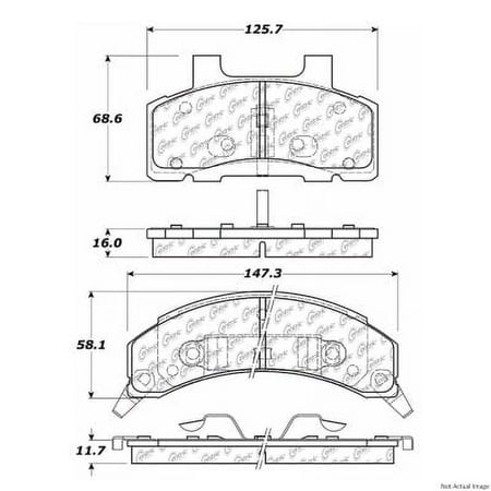 Centric Parts - Ceramic Pads