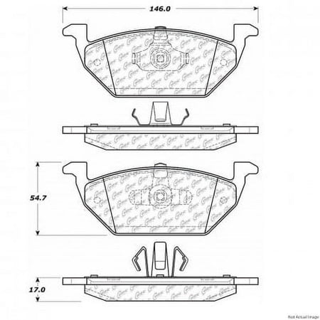 Centric Parts - Ceramic Pads