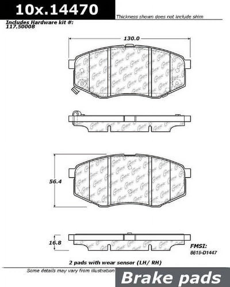 Centric Parts - Ceramic Pads