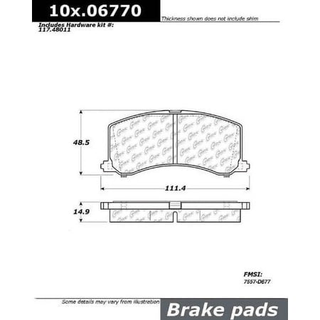 Centric Parts - Ceramic Pads