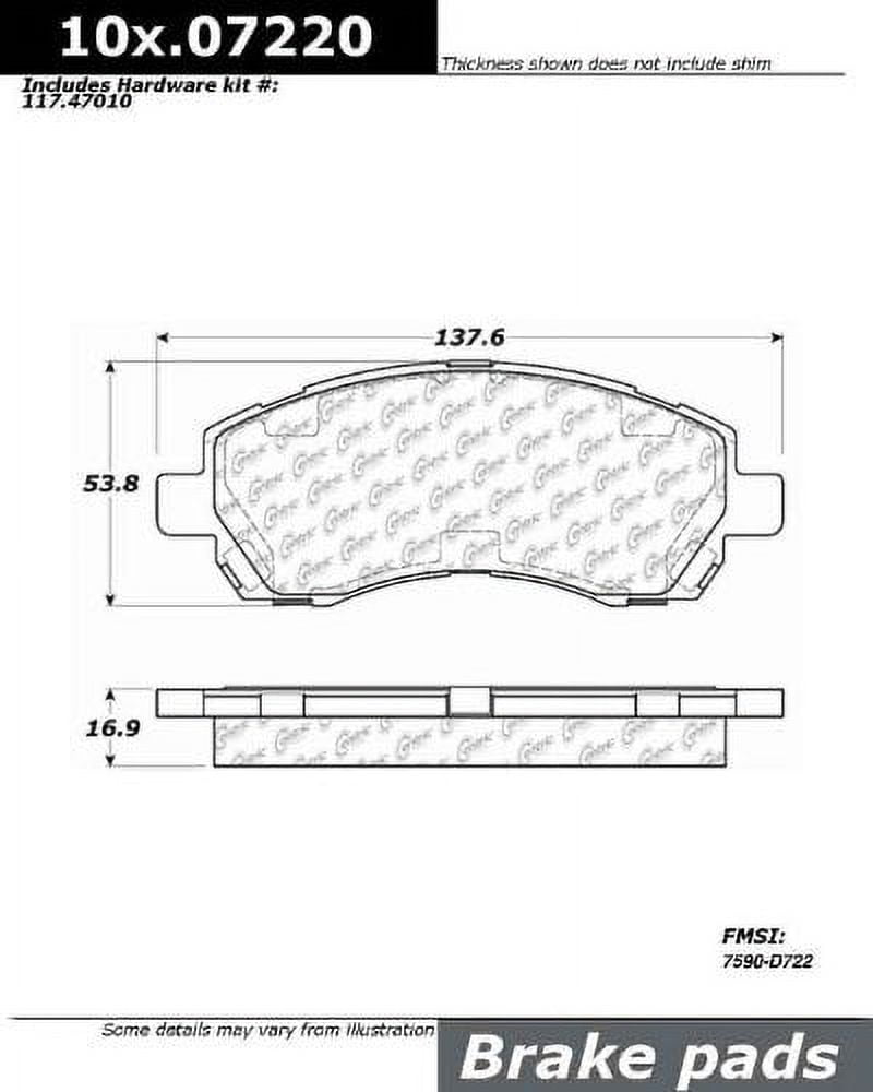 Centric Parts - Ceramic Pads