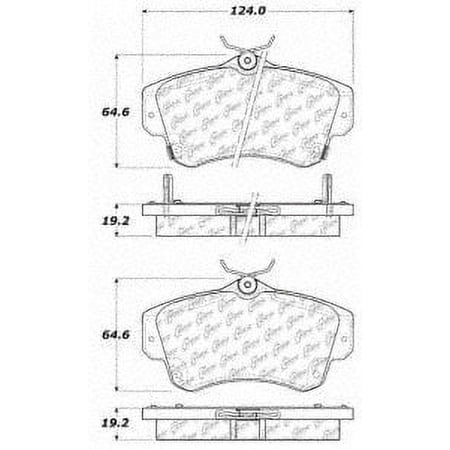 Centric Parts - Ceramic Pads