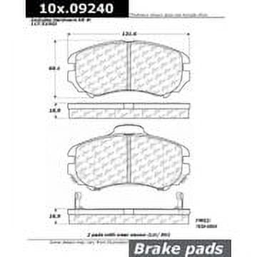 Centric Parts - Ceramic Pads