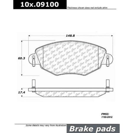 Centric Parts - Ceramic Pads