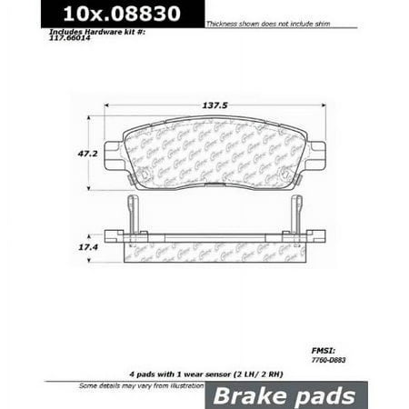 Centric Parts - Ceramic Pads