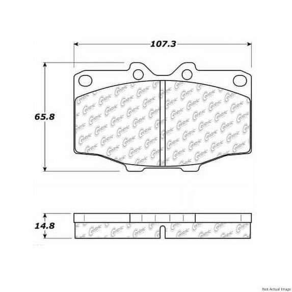 Centric Parts - Ceramic Pads