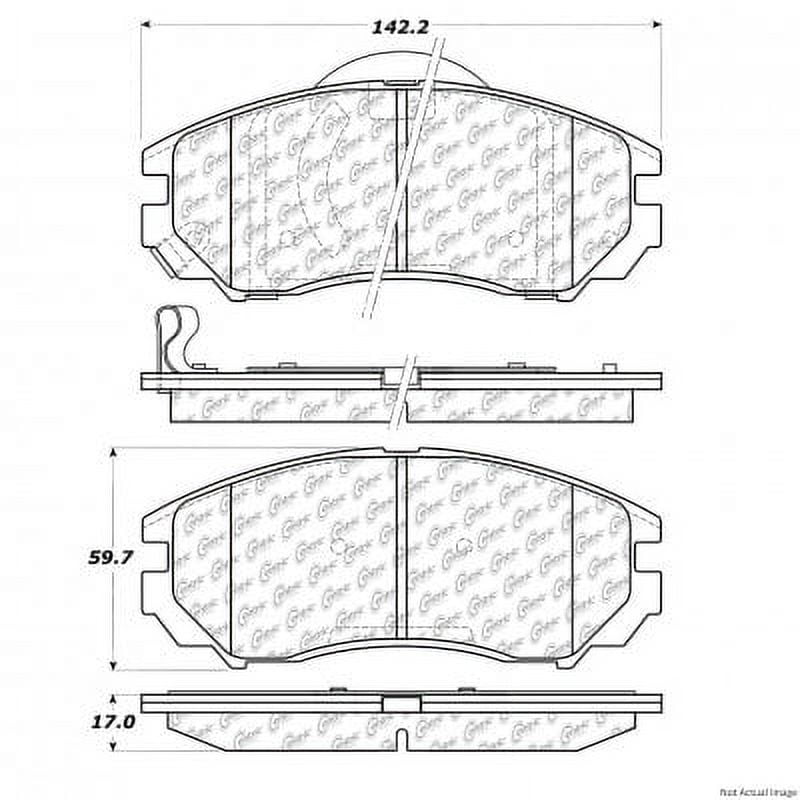Centric Parts - Ceramic Pads