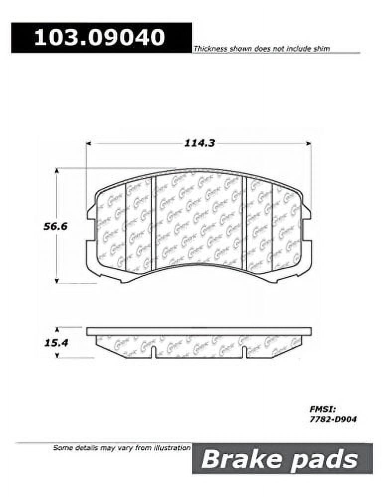 Centric Parts - Ceramic Pads