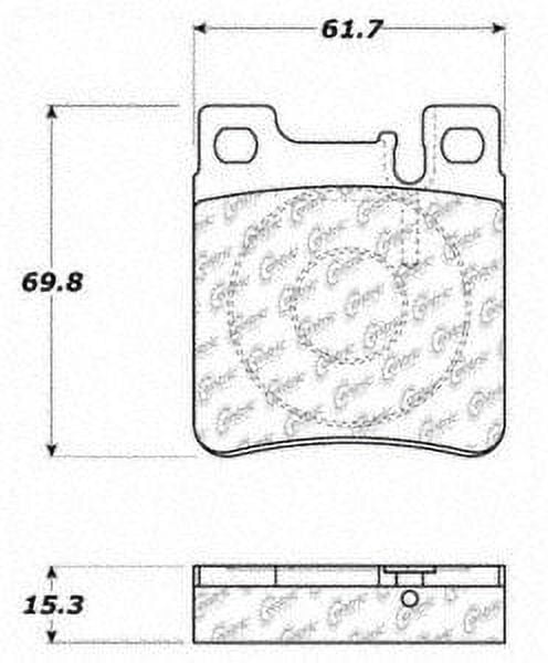 Centric Parts - Ceramic Pads