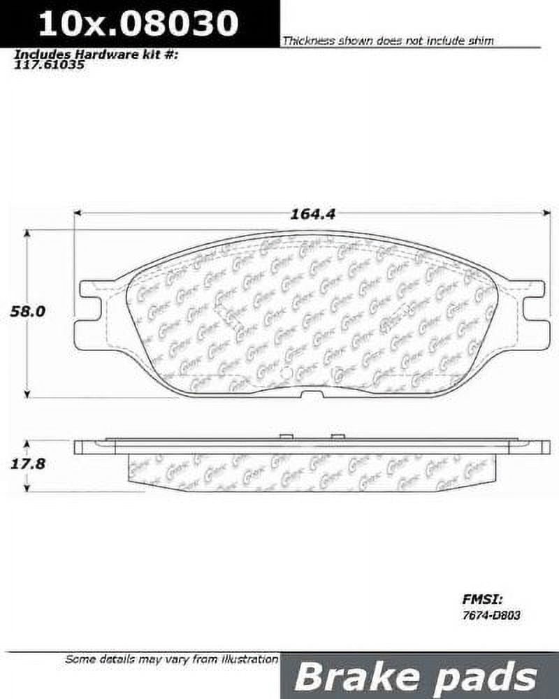 Centric Parts - Ceramic Pads