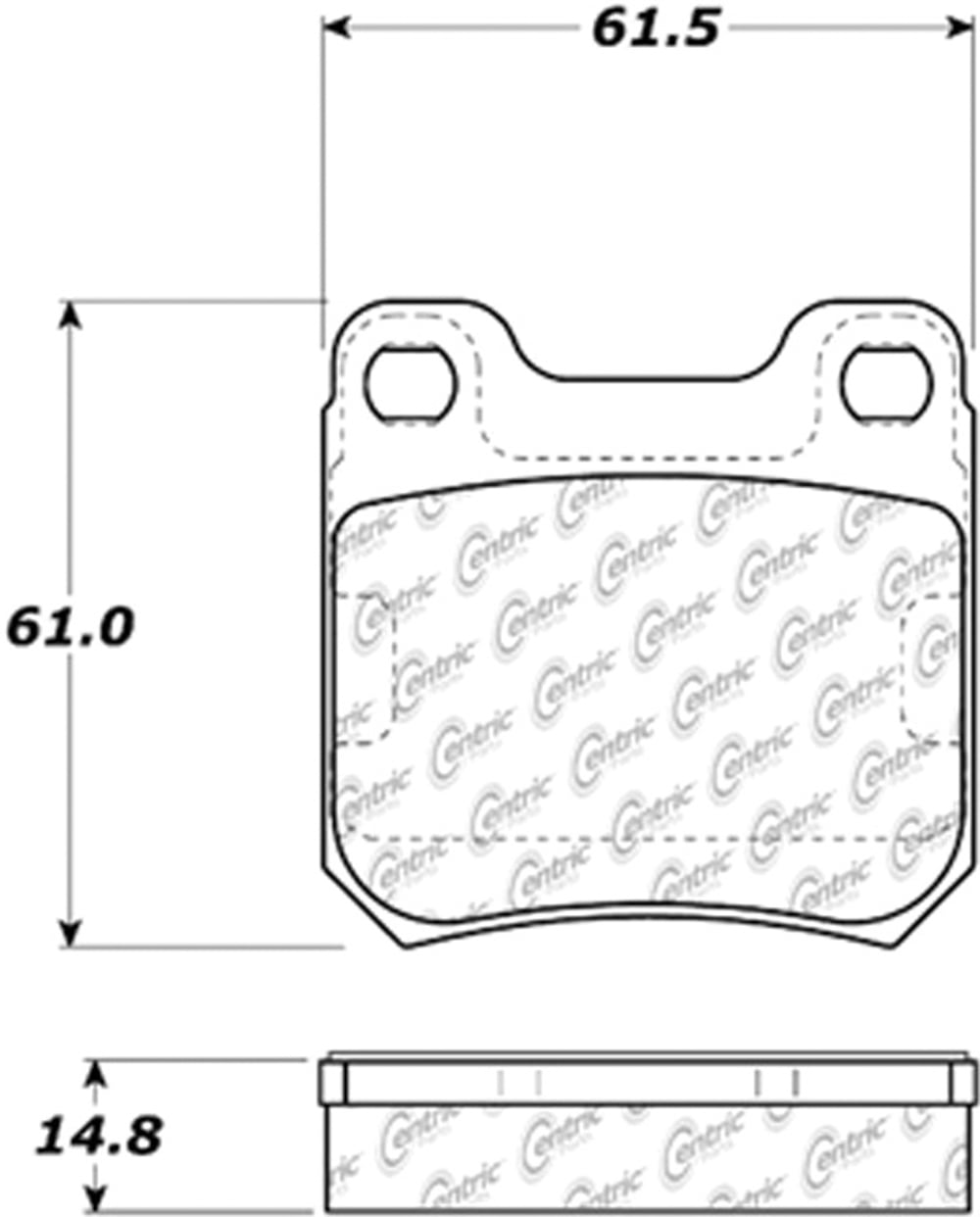Centric Parts - Ceramic Pads