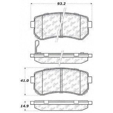 Centric Parts - Ceramic Pads