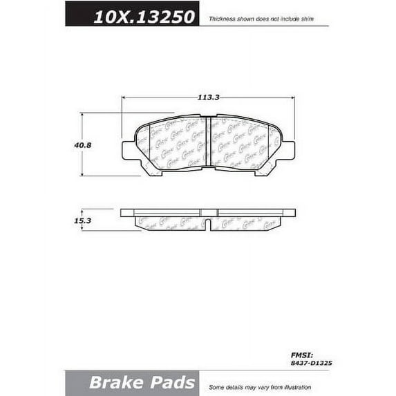 Centric Parts - Ceramic Pads