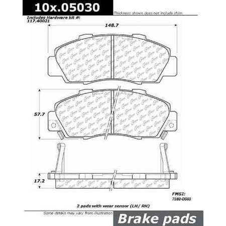 Centric Parts - Ceramic Pads