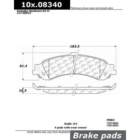 Centric Parts - Ceramic Pads