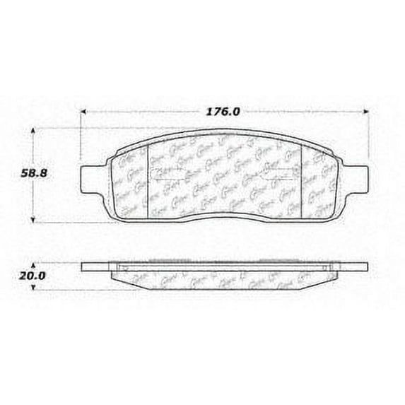 Centric Parts - Ceramic Pads