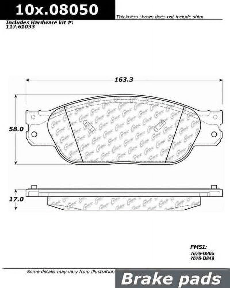 Centric Parts - Ceramic Pads