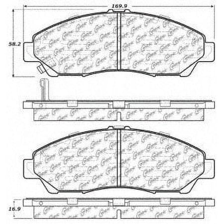 Centric Parts - Ceramic Pads