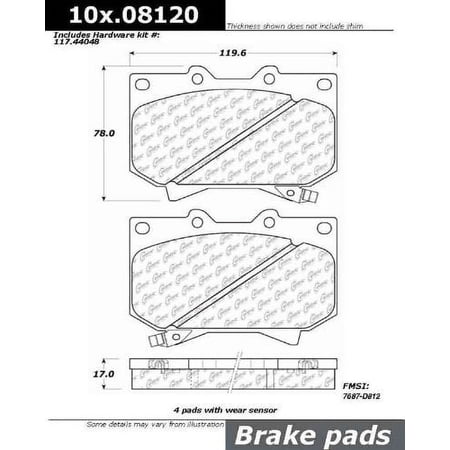 Centric Parts - Ceramic Pads