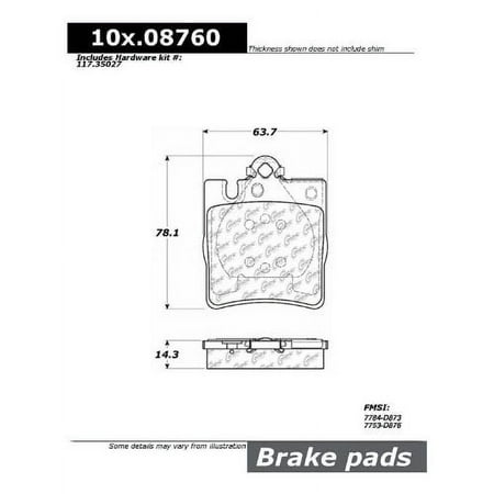 Centric Parts - Ceramic Pads
