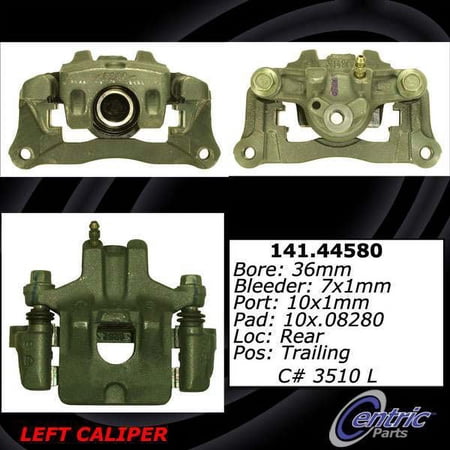 Centric Parts Disc Brake Caliper P/N:141.44579 Fits select: 2000-2001 TOYOTA CAMRY, 2000-2003 TOYOTA CAMRY SOLARA