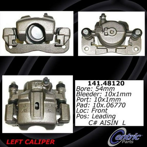Centric Parts Disc Brake Caliper P/N:141.48120