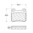 thumbnail image 1 of PosiQuiet 1993 Mercedes Benz E300 Rear Ceramic Brake Pads, 1 of 2