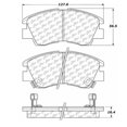 thumbnail image 1 of Disc Brake Pad-Premium Semi-Met Pads with Shims Front Centric 300.03490, 1 of 5