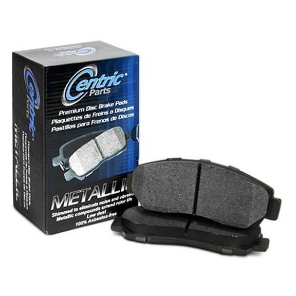 Centric Premium Semi-Metallic Brake Pads w/Shims - Front