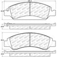 thumbnail image 1 of Stoptech 305.1363 Street Select Front & Rear Brake Pads Fits for 2020 Cadillac, 1 of 6