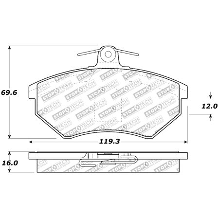 StopTech Street Touring Brake Pads