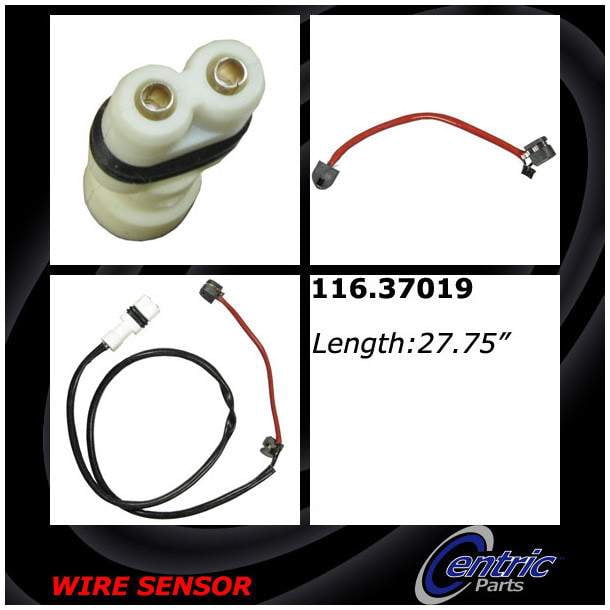 Centric Parts Disc Brake Pad Wear Sensor P/N:116.37019 Fits select: 1995-1997 PORSCHE 911, 1998 PORSCHE 911 CARRERA S/CARRERA 4/CARRERA 4S