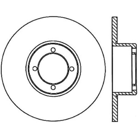 Centric Parts Disc Brake Rotor P/N:120.34002
