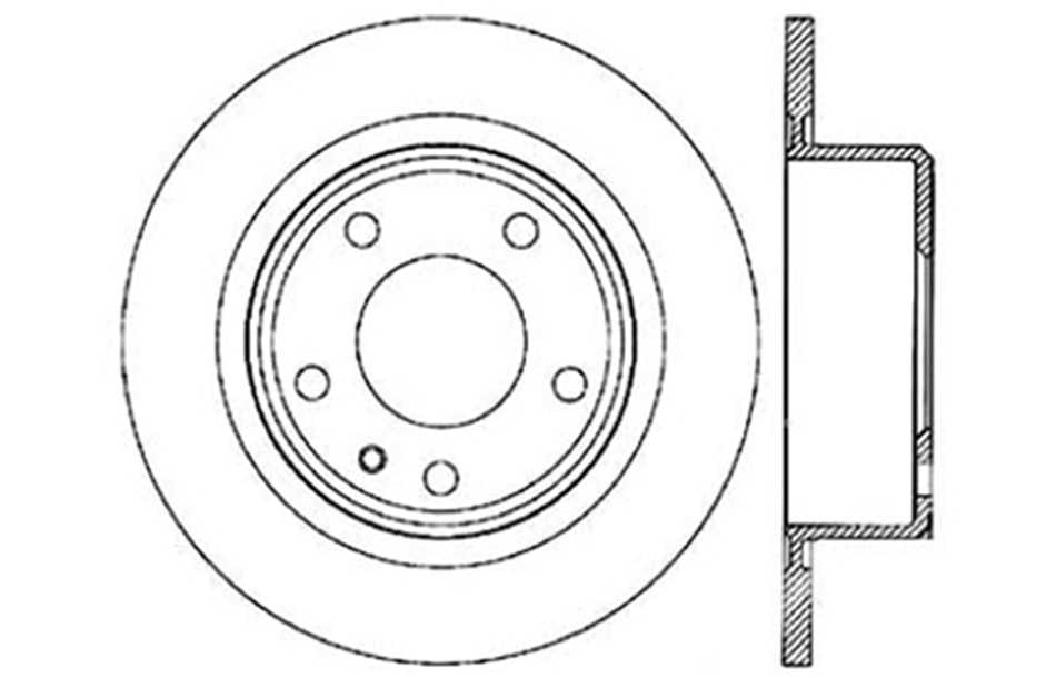 FVP 121.34028 Disc Brake Rotor