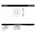 thumbnail image 1 of Centric Parts Disc Brake Rotor P/N:121.62076 Fits select: 2006-2011 CADILLAC STS, 2004-2005 CADILLAC CTS, 1 of 4