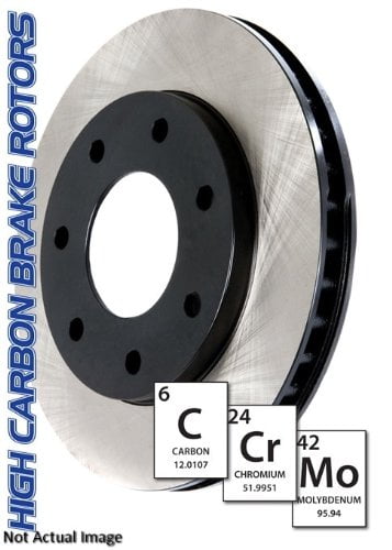 Centric Parts 125.20020 Centric Premium High Carbon Alloy Disc Brake Rotors, European style brake