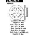 thumbnail image 1 of Centric Parts Disc Brake Rotor P/N:127.42047R Fits select: 1989-1996 NISSAN 300ZX, 1 of 3