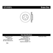 Centric Parts Disc Brake Rotor P/N:127.61051L
