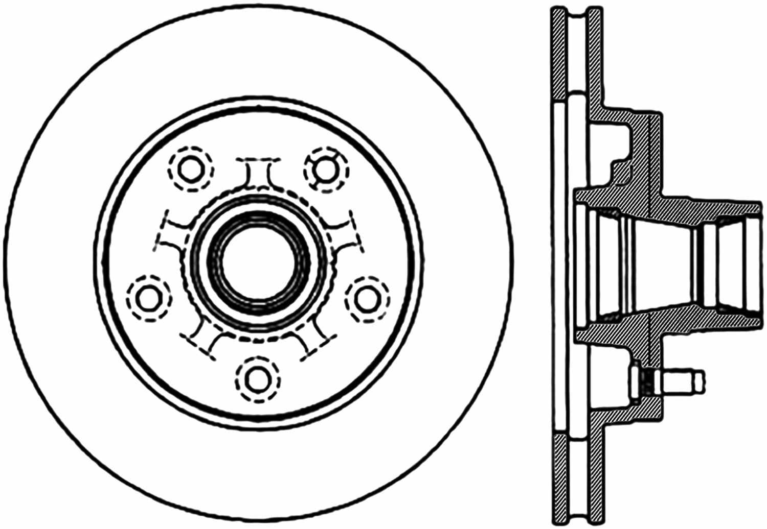 Centric Parts Disc Brake Rotor P/N:127.62015R Fits select: 1979-1981 CHEVROLET MALIBU, 1979-1981 CHEVROLET EL CAMINO