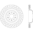 thumbnail image 1 of Centric Parts Disc Brake Rotor P/N:128.07005 Fits select: 2014-2016 MASERATI GHIBLI, 2014-2016 MASERATI QUATTROPORTE, 1 of 5