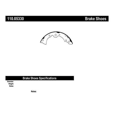 Centric Parts Drum Brake Shoe P/N:110.05330