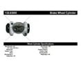 thumbnail image 1 of Centric Parts Drum Brake Wheel Cylinder P/N:134.63005 Fits select: 1966-1970 AMERICAN MOTORS AMBASSADOR, 1966-1967 AMERICAN MOTORS MARLIN, 1 of 4