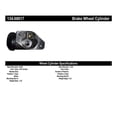 thumbnail image 1 of Centric Parts Drum Brake Wheel Cylinder P/N:134.68017 Fits select: 1966-1968 DODGE D-SERIES, 1 of 4