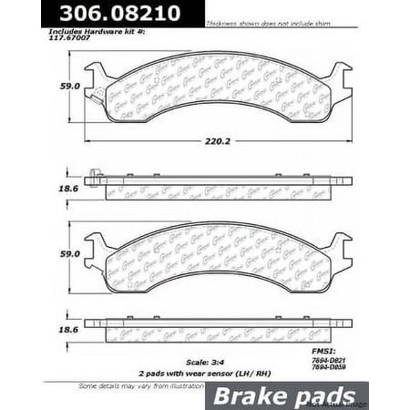 Centric Parts - Fleet Brake Pad