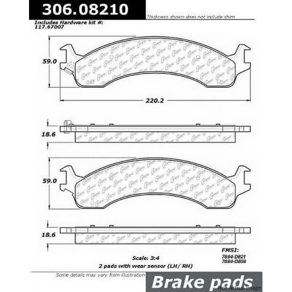 Centric Parts - Fleet Brake Pad